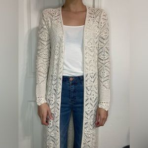 Crochet Duster Cardigan